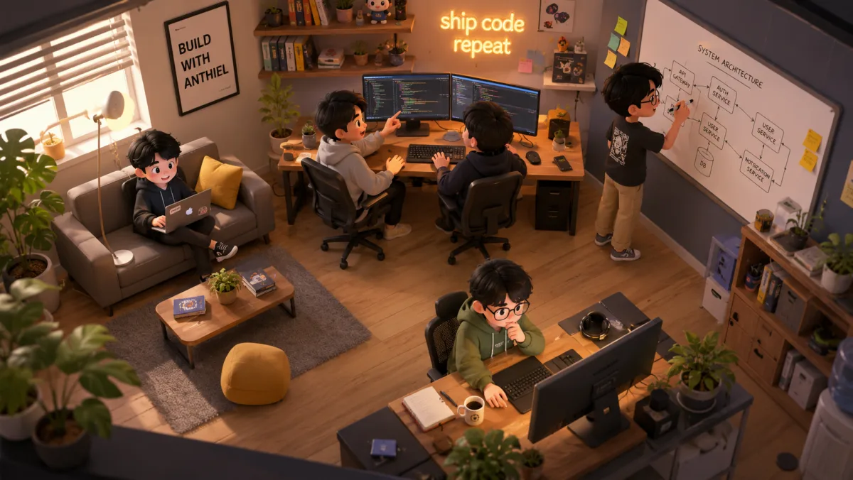 Anthiel team illustration